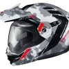Scorpion EXO-AT950 Outrigger Helmet White/Grey / MD [Open Box] -Icon Store scorpion exoat950 outrigger helmet white grey md open box white grey