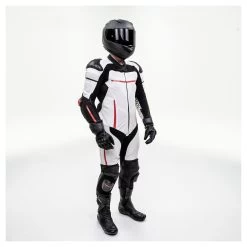 Sedici Corsa One-Piece Race Suit White/Black/Red / 54 [Blemished - Very Good]