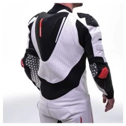 Sedici Corsa One-Piece Race Suit White/Black/Red / 54 [Blemished - Very Good] -Icon Store sedici corsa one piece race suit white black red54 blemished very good white black red 3