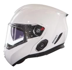 Sedici Sistema II Parlare Bluetooth Helmet White / MD [Blemished - Very Good] -Icon Store sedici sistema ii parlare bluetooth helmet white md blemished very good white 4