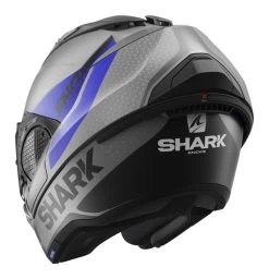 Shark EVO GT ENCKE Helmet -Icon Store shark evogtencke helmet matte grey blue black 3