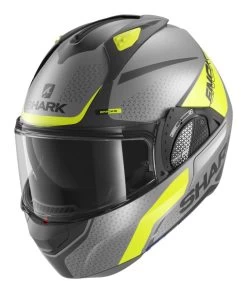 Shark EVO GT ENCKE Helmet -Icon Store shark evogtencke helmet matte grey yellow black