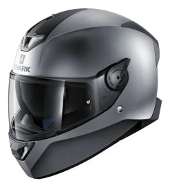 Shark Skwal 2 Blank Helmet - White LEDs -Icon Store shark skwal2 blank helmet white le ds dark grey