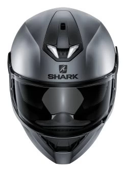 Shark Skwal 2 Blank Helmet - White LEDs -Icon Store shark skwal2 blank helmet white le ds matte dark grey