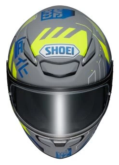 Shoei RF-1400 Accolade Helmet 8 Shoei RF-1400 Accolade Helmet -Icon Store shoei rf1400 accolade helmet grey blue yellow 2