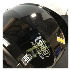 Shoei RF-1400 Helmet Black / 2XL [Blemished - Very Good] -Icon Store shoei rf1400 helmet black2 xl blemished very good black 2