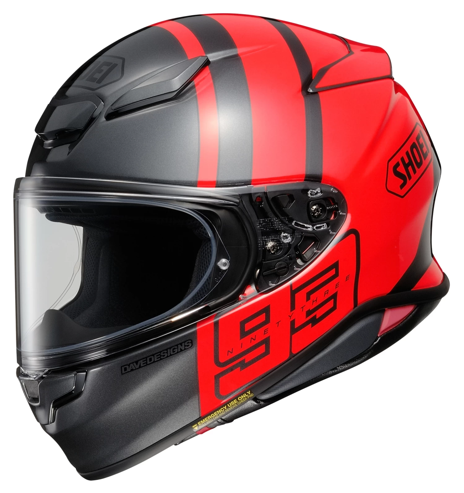 Shoei RF-1400 MM93 Track Helmet 3 Shoei RF-1400 MM93 Track Helmet