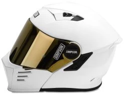 Simpson Mod Bandit Helmet -Icon Store simpson mod bandit helmet white 1