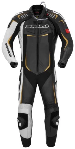 Spidi Track Wind Pro Race Suit -Icon Store spidi track wind pro suit blk wht gold black gold