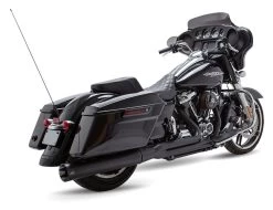 S&S Cycle Sidewinder 2-Into-1 Racing Exhaust For Harley Touring 2017-2020 -Icon Store ss sidewinder2 into1 exhaust for harley touring20172018 black