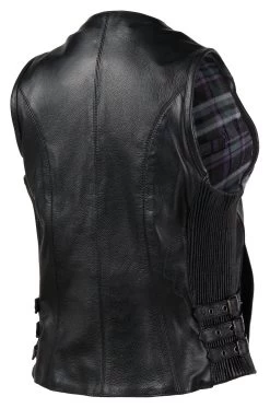 Street & Steel Nightstar Women's Leather Vest -Icon Store street steel nightstar womens leather vest 1