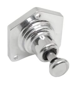Terry Components Solenoid End Cover Starter Button For Harley 1.6kW Starter / Chrome [Previously Installed]