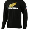 Troy Lee Designs Troy Lee Honda Retro Wing Sweatshirt -Icon Store troy lee honda retro wing sweatshirt black